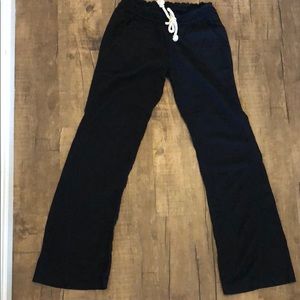 Roxy flared linen pants